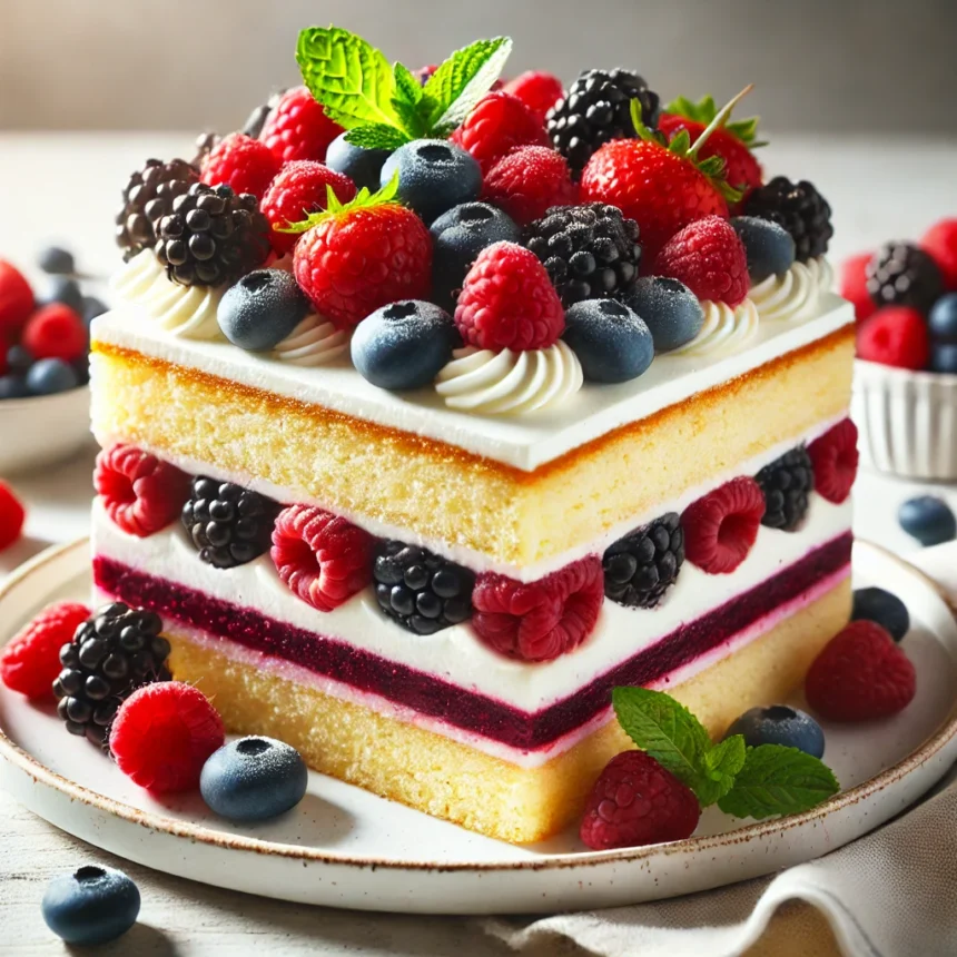 Berry Chantilly Cake